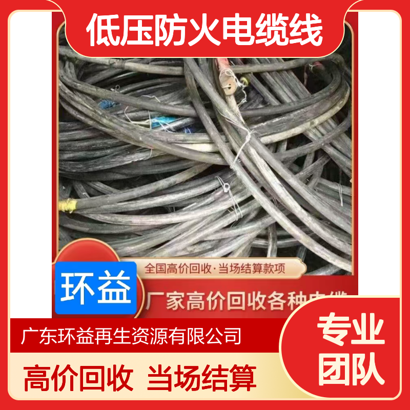 低压防火电缆线回收 环保双芯耐高温 铜导体对绞合旧电缆收购评估