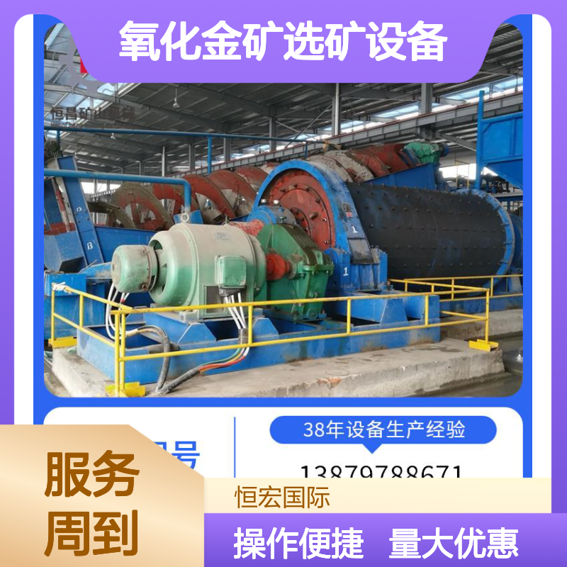 氧化金矿选矿设备 预处理浮选提升品位 高效选金矿机械