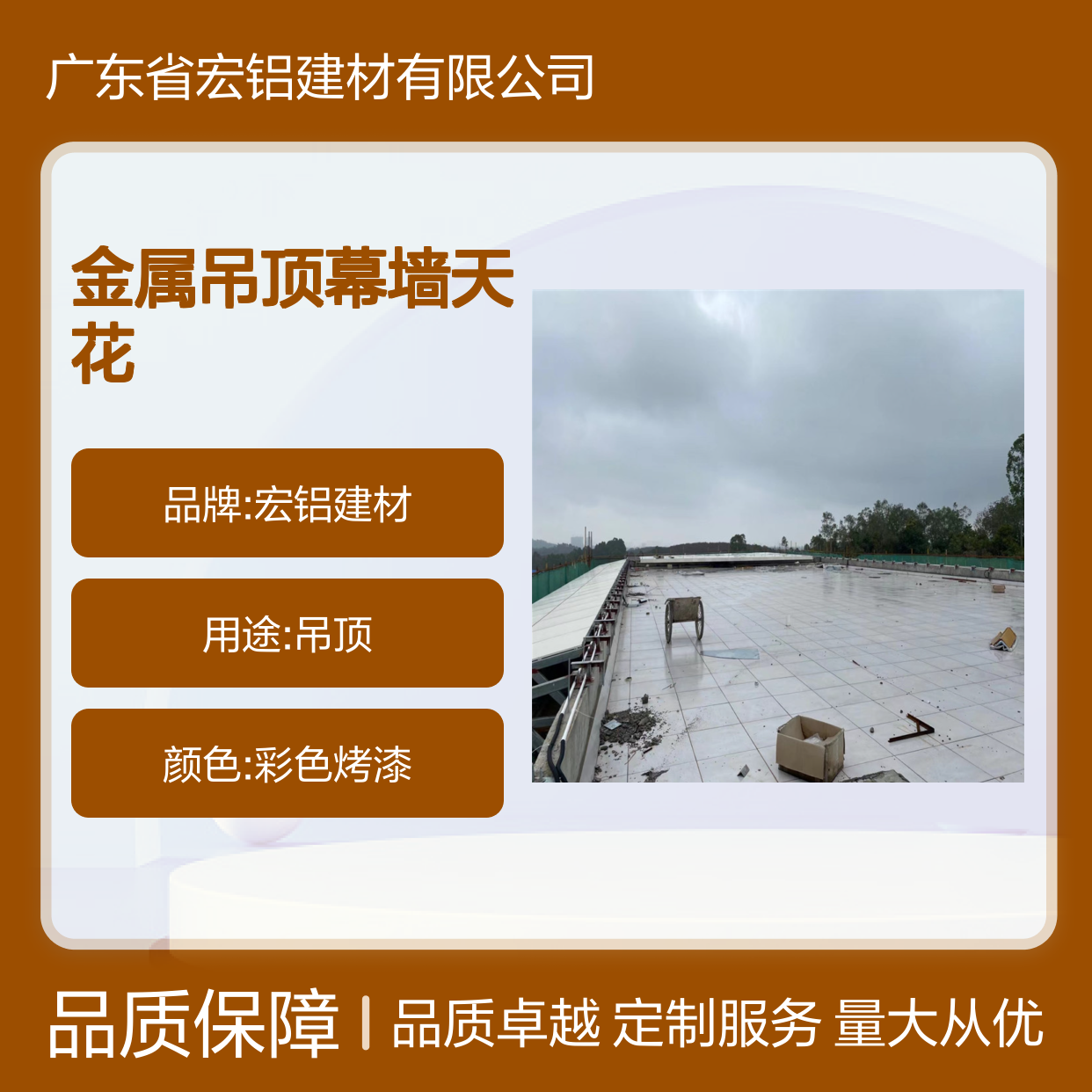 金属吊顶幕墙天花 屋檐装饰专用 高强度耐腐蚀 安装便捷