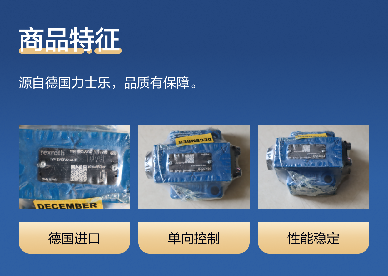 R900451042 SV10PA2-42/M SV10PA2-43/M 德国力士乐REXROTH单向阀