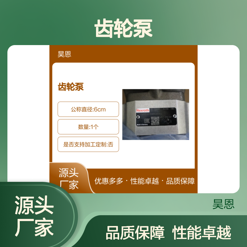 PGP2-2X/008RE20VE4 R900081891 德国力士乐REXROTH齿轮泵