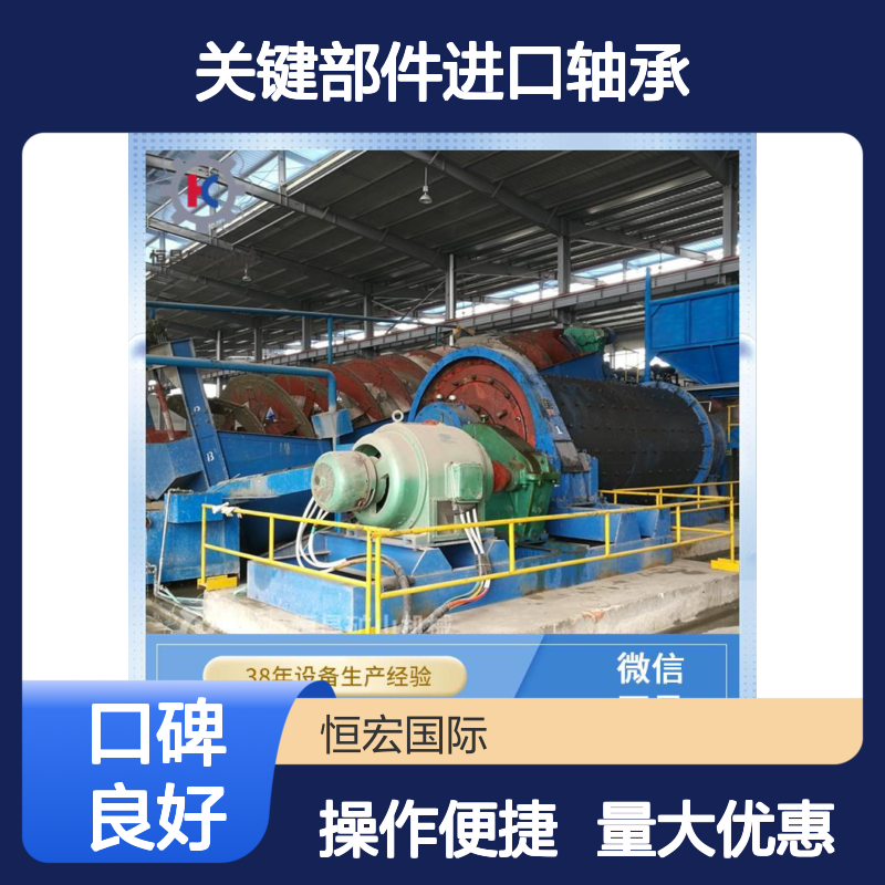 低故障铜矿选矿设备 关键部件进口轴承 选金矿效率高