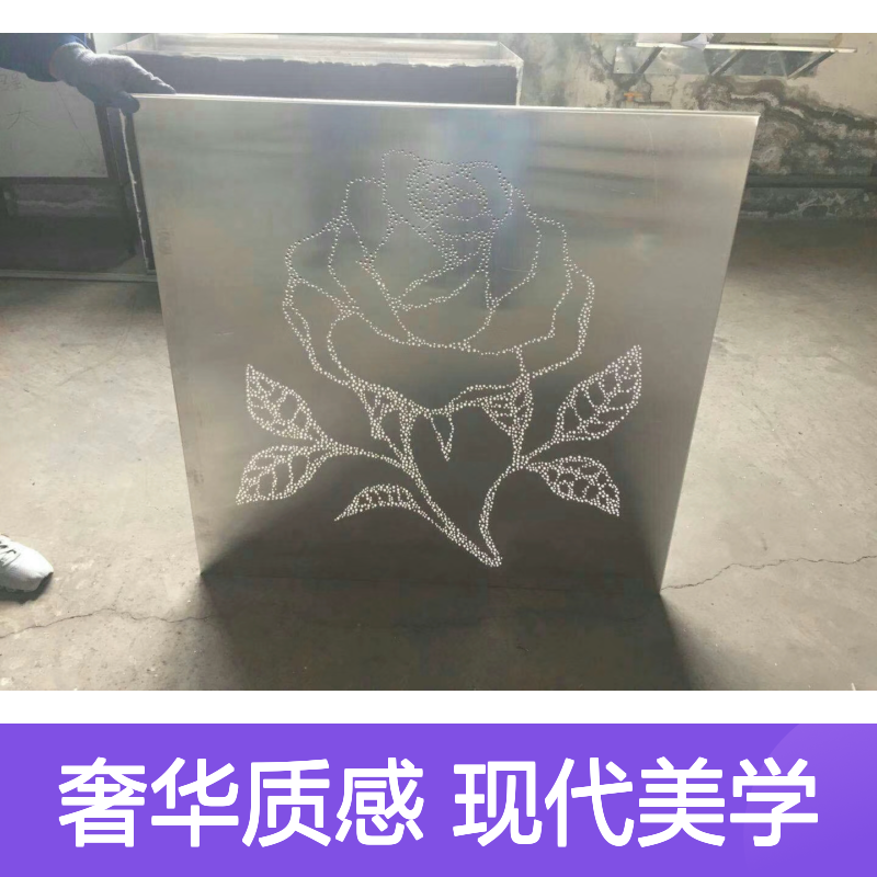香槟色艺术造型的浪漫花朵绽放盛宴 板材厚度 2厘