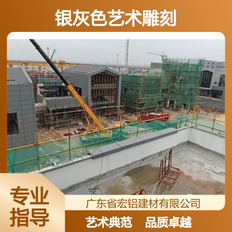 银灰色艺术雕刻：现代都市的静谧之韵与光影交错之美 使用区域 吊顶