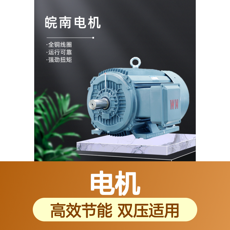 YE5系国标1级皖南电机 2.2KW高效节能 双压适用