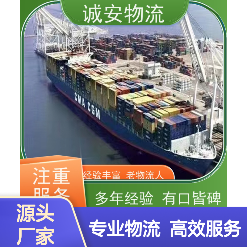 诚安物流40尺自备柜蛇口拖车出口报关隔天到