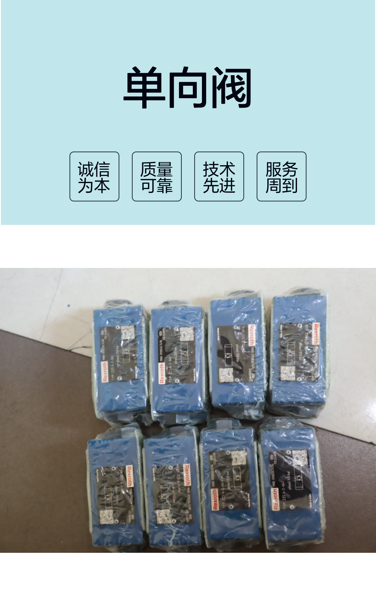 R900347496 Z2S6-2-6X/ Z2S6-2-66/ Z2S6-2-62/ 力士乐REXROTH单向阀