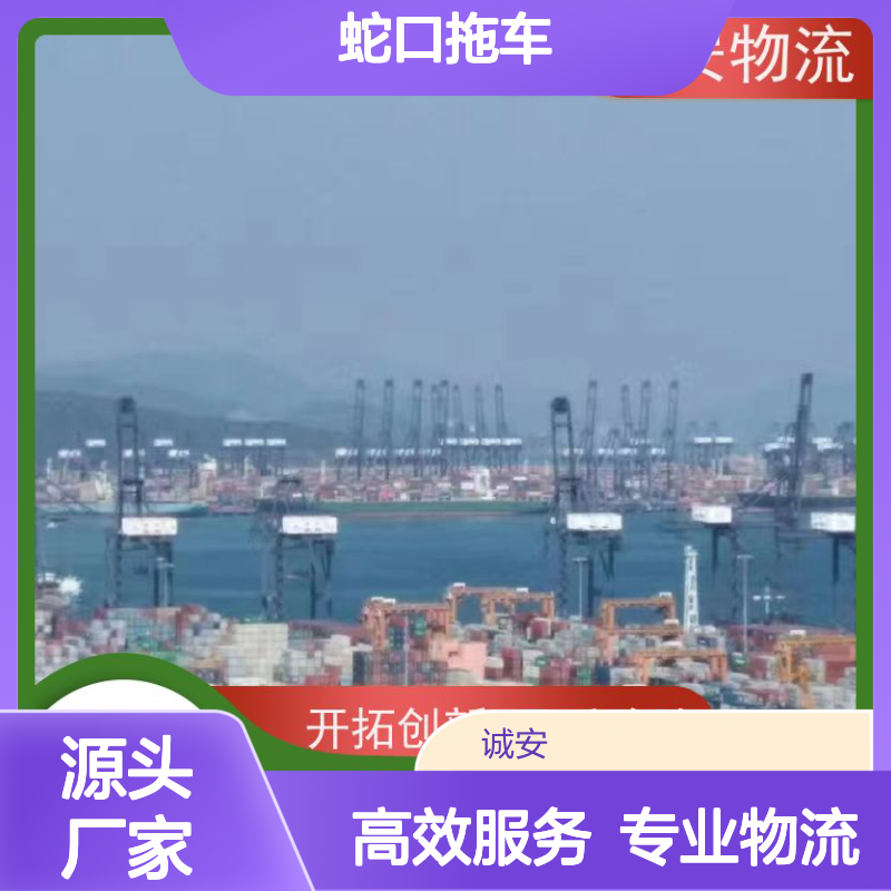 诚安物流 45尺自备柜 蛇口拖车 出口报关 隔天到