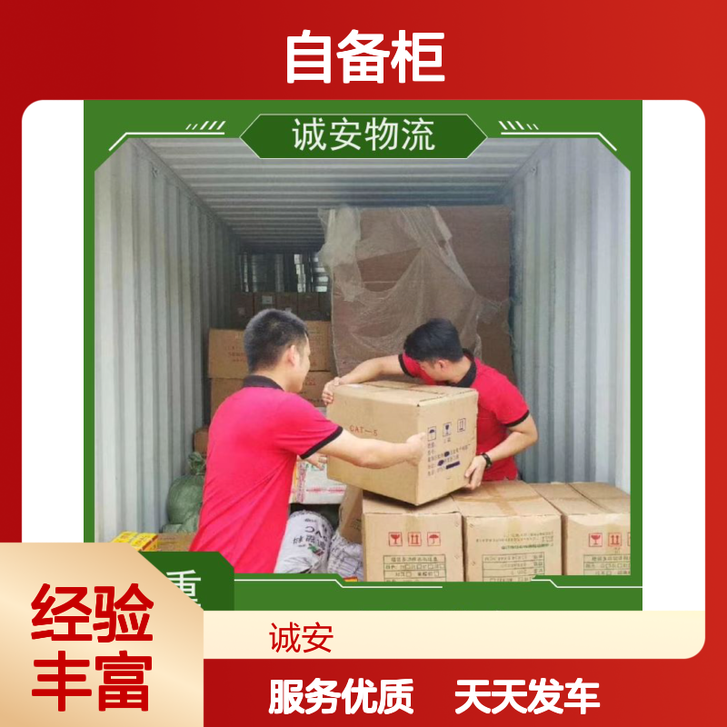 诚安物流 45尺自备柜 河源到东莞 进口报关 随时发车
