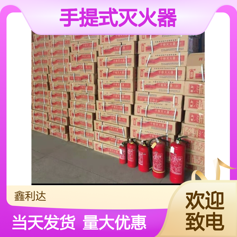 气体灭火七氟丙烷 工地用手提式灭火器消防维保