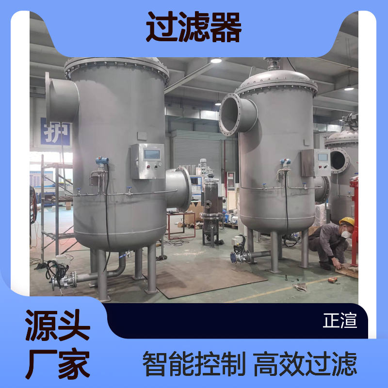 正渲 全自动压差 定时控制反冲洗多芯过滤器 自清洗