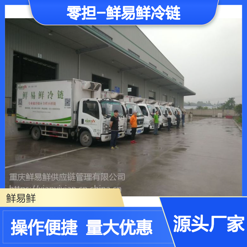 鲜易鲜冷链 生鲜冷链物流 整车零担配送 西南地区覆盖服务商