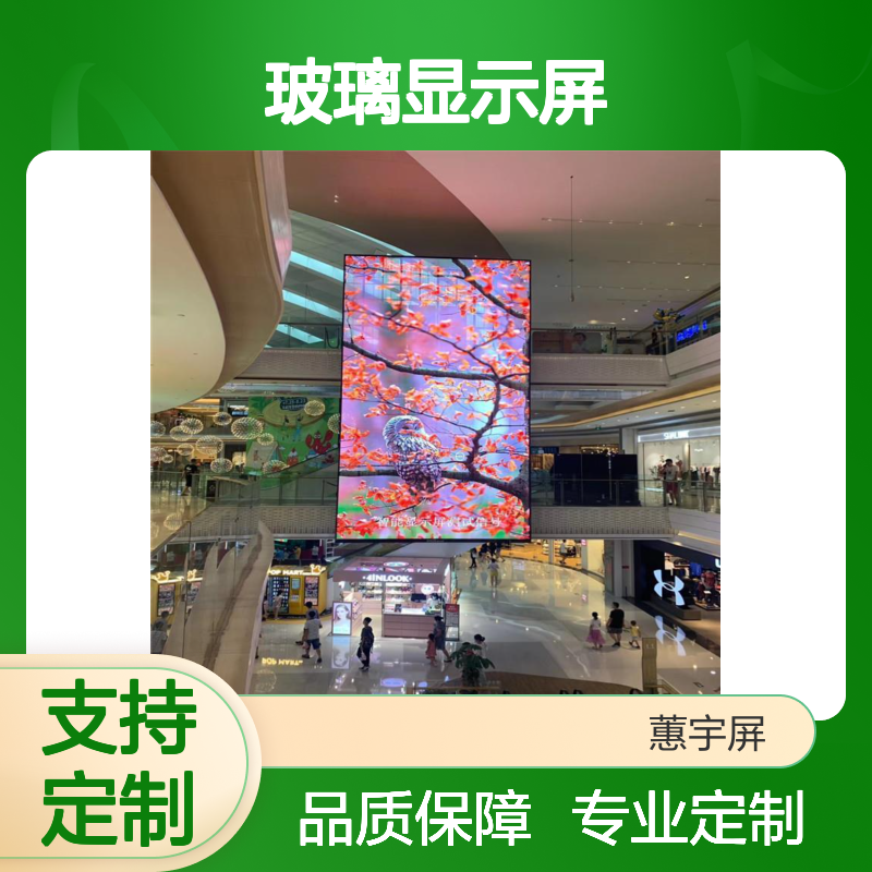 蕙宇屏 55寸OLED透明玻璃显示屏 定制加工 适用多场景
