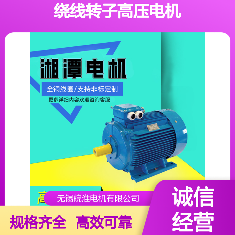 湘1潭2电机YRKS空水冷却绕线转子高压电机封闭式结构
