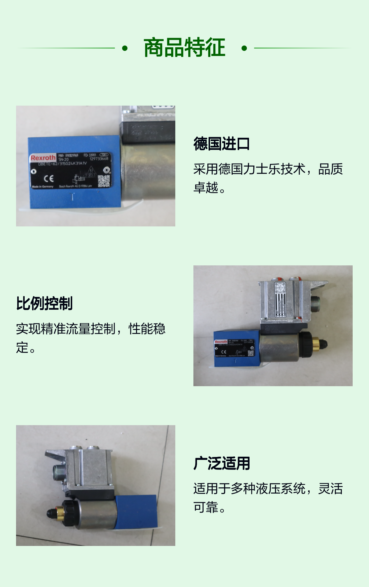 DBETE-6X/315G24K31A1V R901029969 德国力士乐REXROTH比例阀