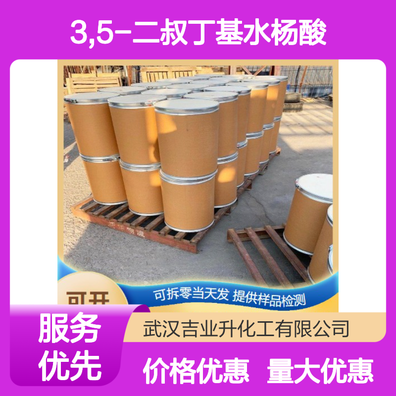 大量现货 结晶性粉末 3,5-二叔丁基水杨酸 19715-19-6 抗氧剂