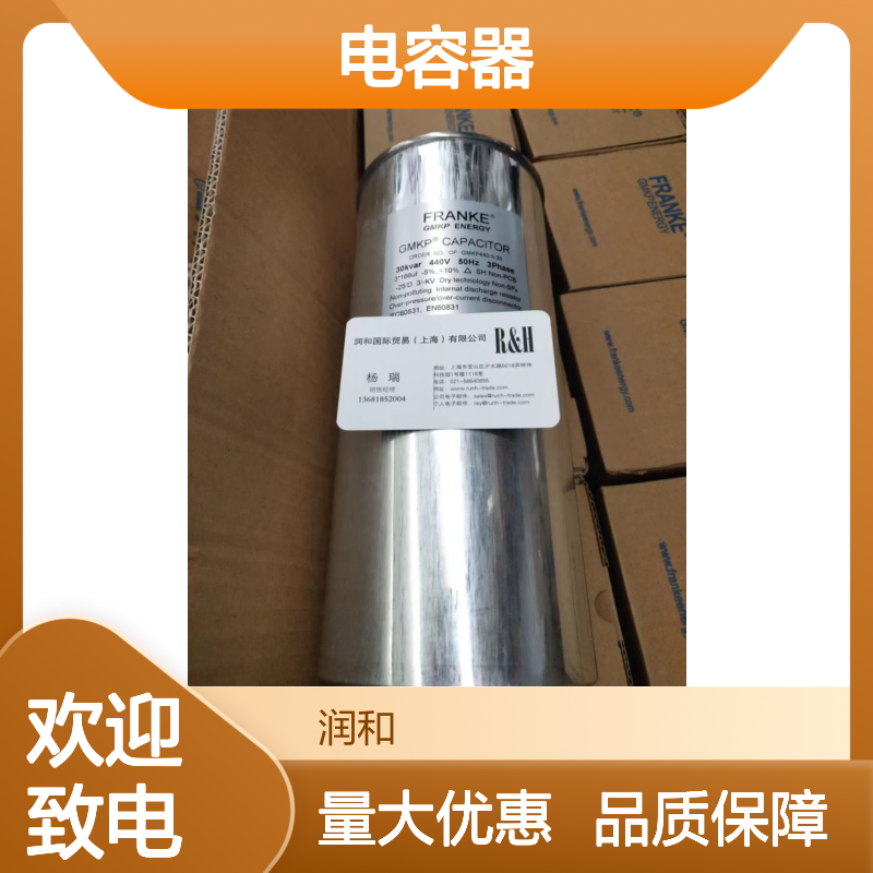 德国FRANKE电容器 高性能自愈 高强度接线 电力电容