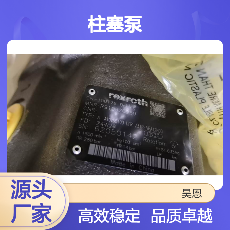 A A10VSO100 DFR /31R-VPA12N00 R910920969 德国力士乐REXROTH柱塞泵
