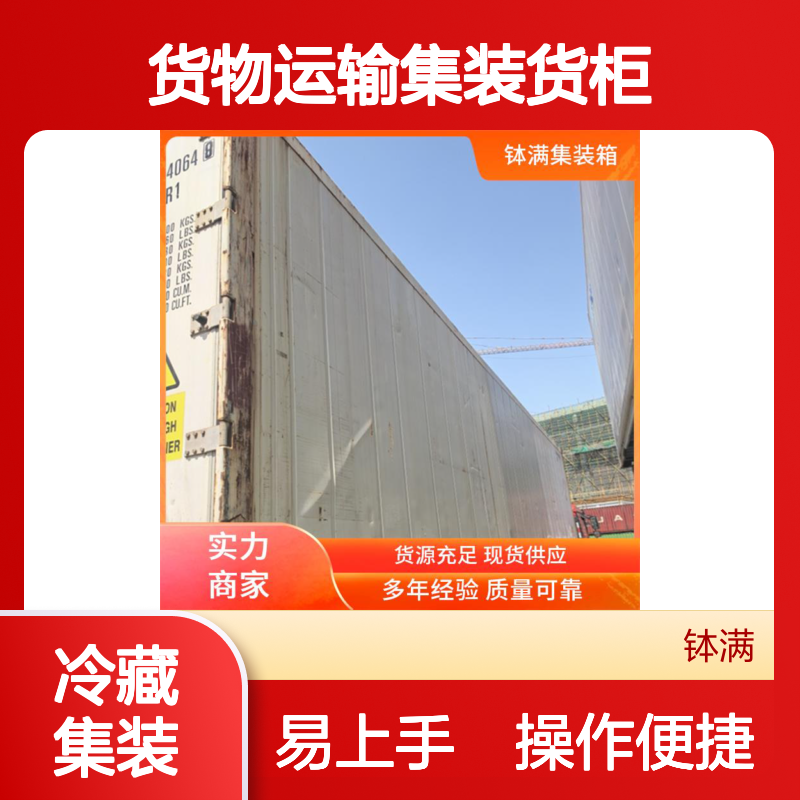 冷藏集装箱出租 货物运输集装货柜 多种可选 操作简便易上手