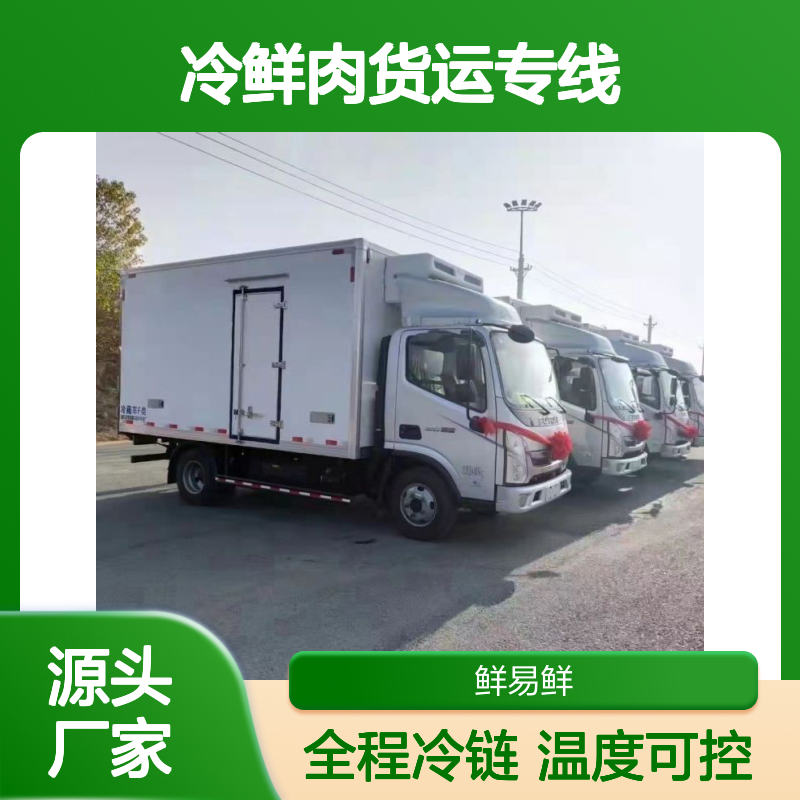 鲜易鲜全程冷链物流温度可控甜点下午茶果酱冻品冷鲜肉货运专线