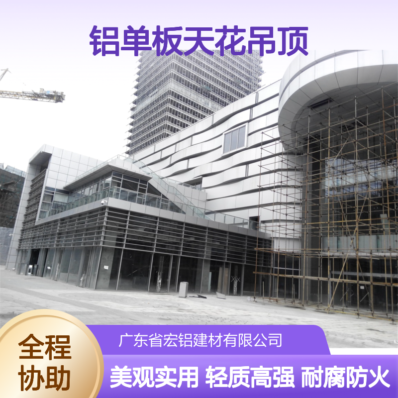铝本色艺术造型吊顶铝单板天花吊顶定做公司
