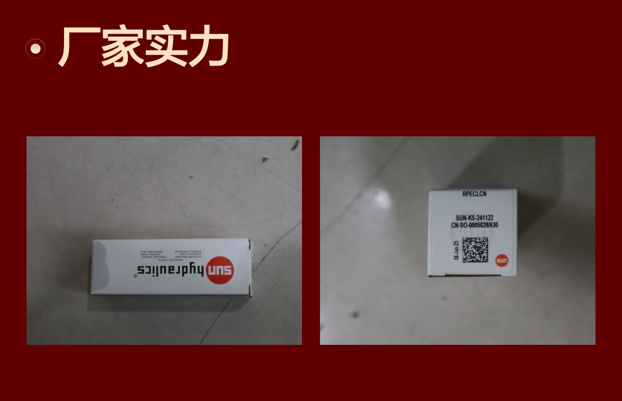 美国太阳SUN插装阀 RPECLCN TRQ30-35 LBFFT/41-47NM