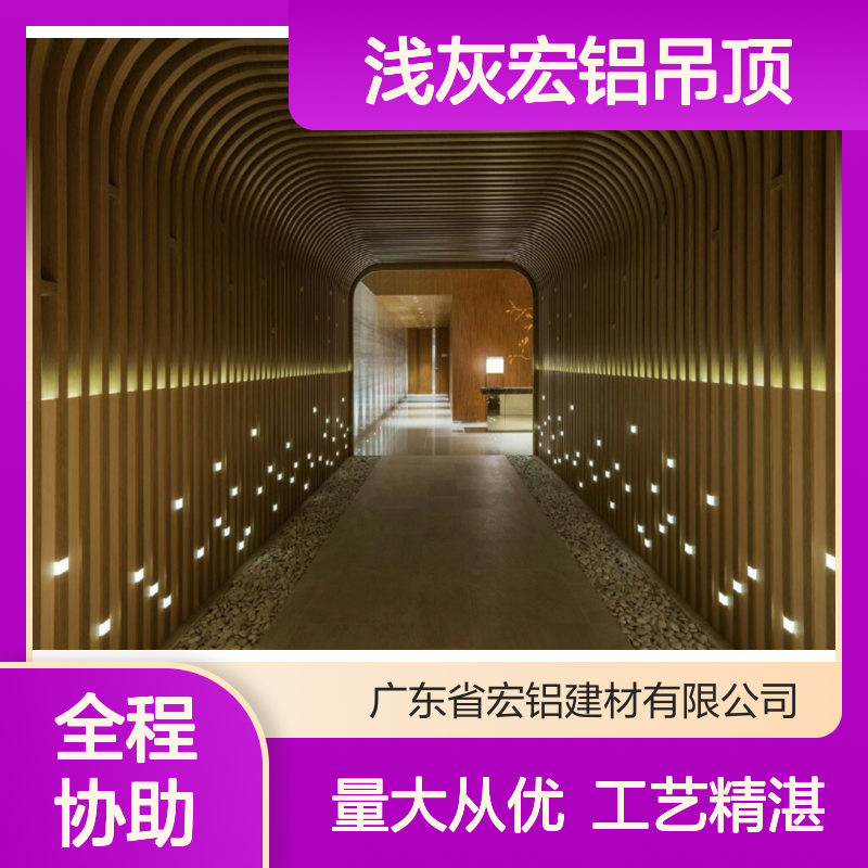 浅灰宏铝吊顶 现代家居优选 优雅轻奢风格 耐用美观之选