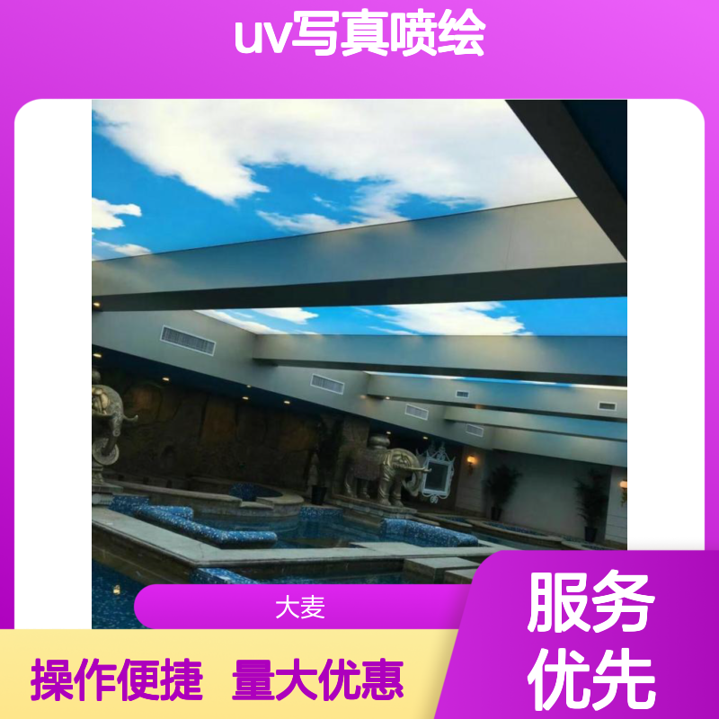 大麦UV高清软膜喷绘 个性时尚画面逼真 广告展览展示器材定制