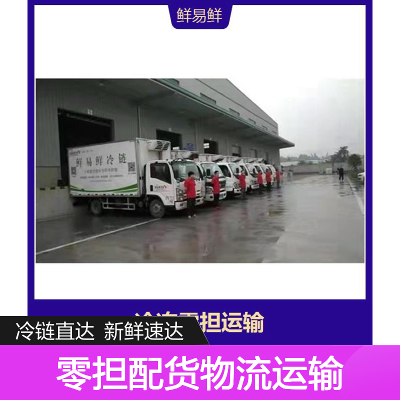 鲜易鲜物流冷藏保鲜货运专线 冷链整车零担配货物流运输