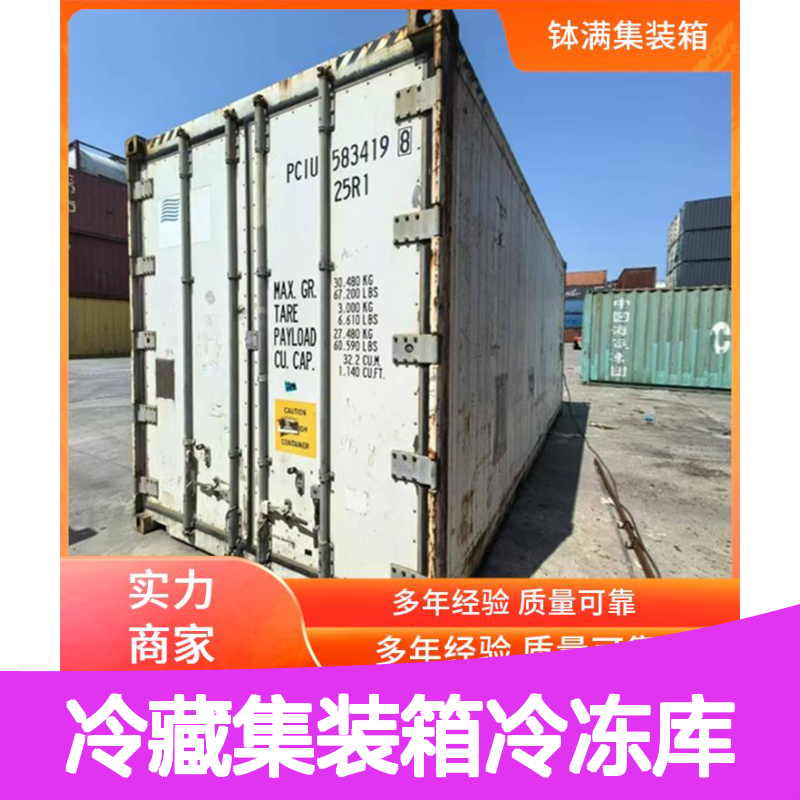 租赁出租 30吨密闭冷藏集装箱冷冻库 冷库 设备定期维护 耐用防腐材质