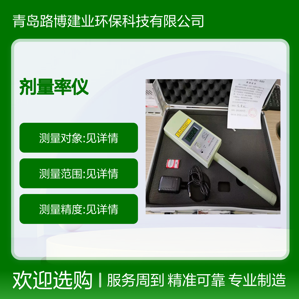 专业级X-γ剂量率仪 双探测器设计 核电站医疗设备检测必备