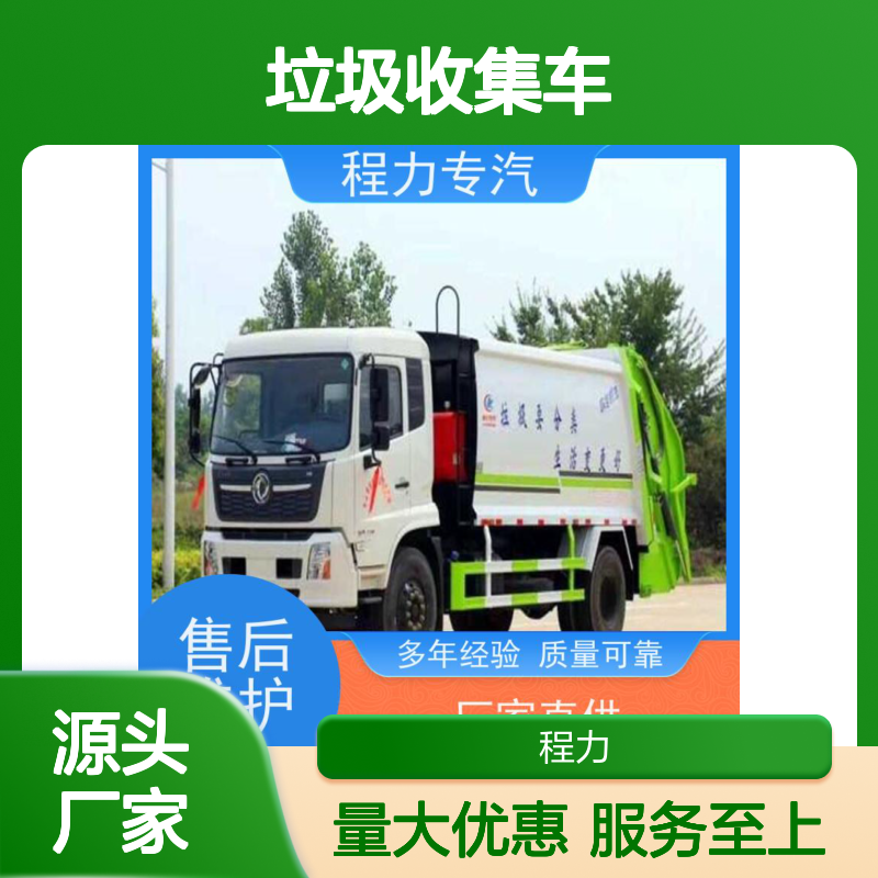 程力专汽 电动垃圾收集车 容积可选