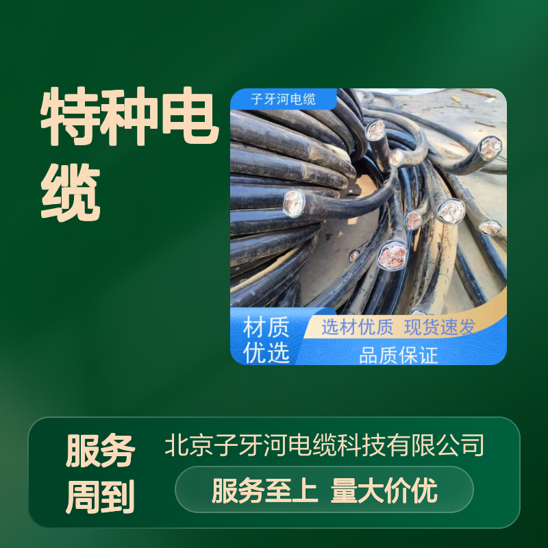 子牙河特种电缆 铜芯铝芯齐全 传输电力信号 适用多行业
