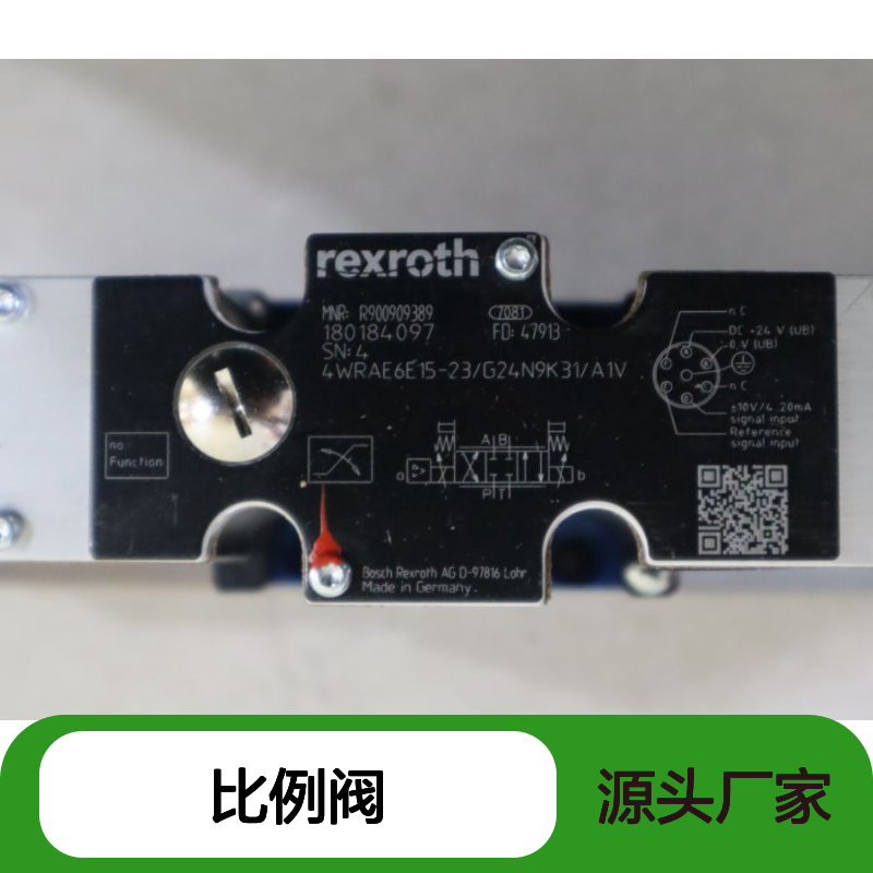 4WRAE6E15-2X/G24N9K31/A1V R900909389 德国力士乐REXROTH比例阀