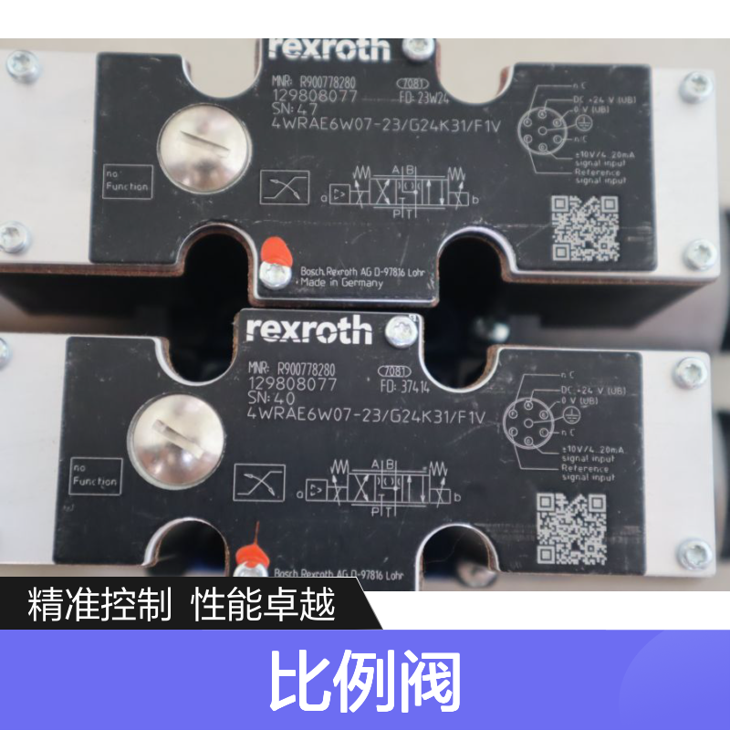 4WRAE6W07-20/G24K31/F1V R900778280 德国力士乐REXROTH比例阀