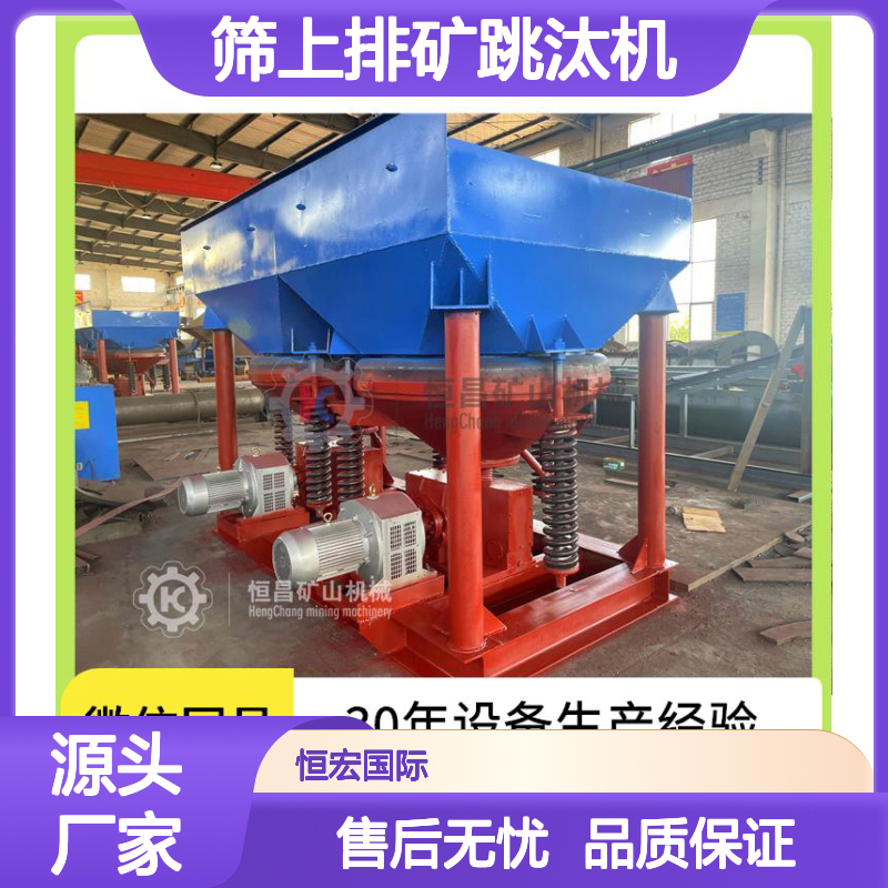 筛上排矿跳汰机 重力选矿高效 操作简便交钥匙服务金矿选矿设备