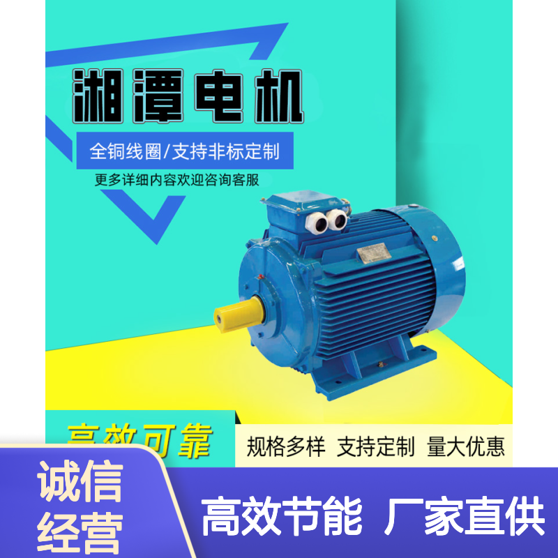 湘1潭2电机YE4超高效三相异步电动机二级能效节能