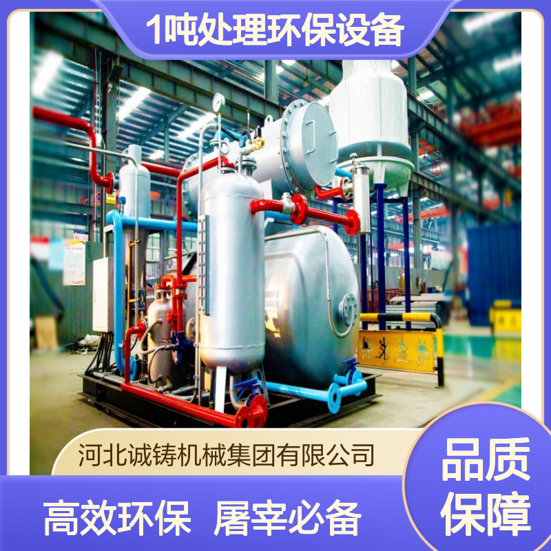 高温化制 1 吨处理量环保设备 屠宰场必备 处理效率高
