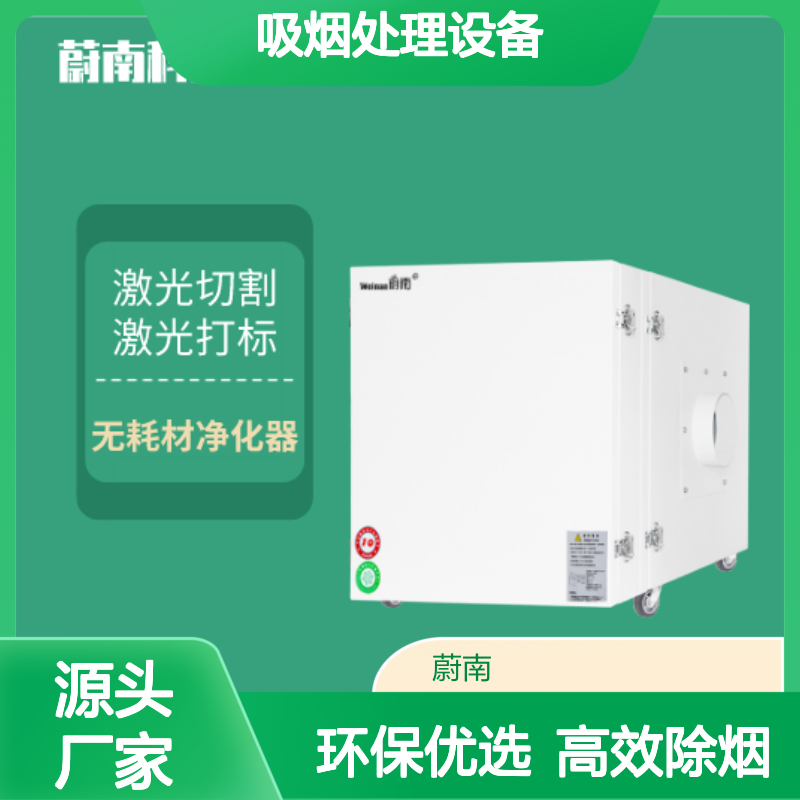 双工位除烟处理器激光抛光烟气过滤装置刻字机吸烟处理设备