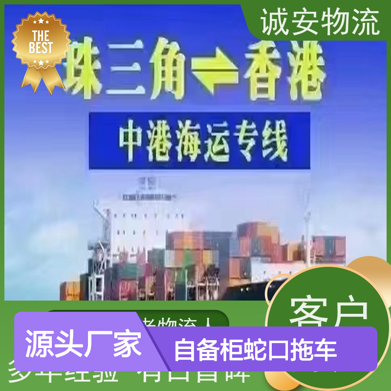 诚安物流45尺自备柜蛇口拖车一般贸易买单报关一天到