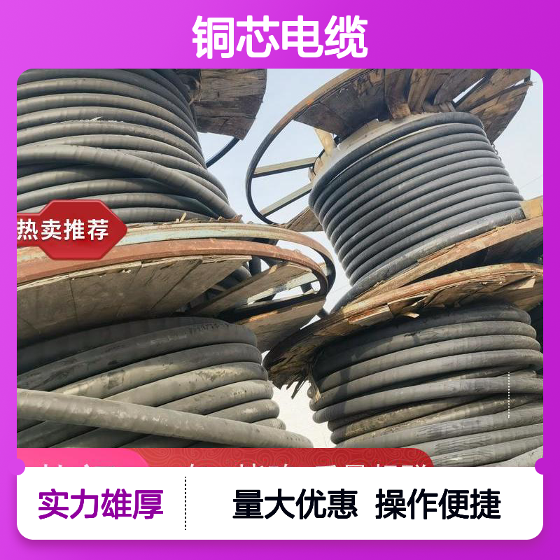 子牙河电缆 铜芯电缆回收 专业资质全国上门 高价现金安心保障