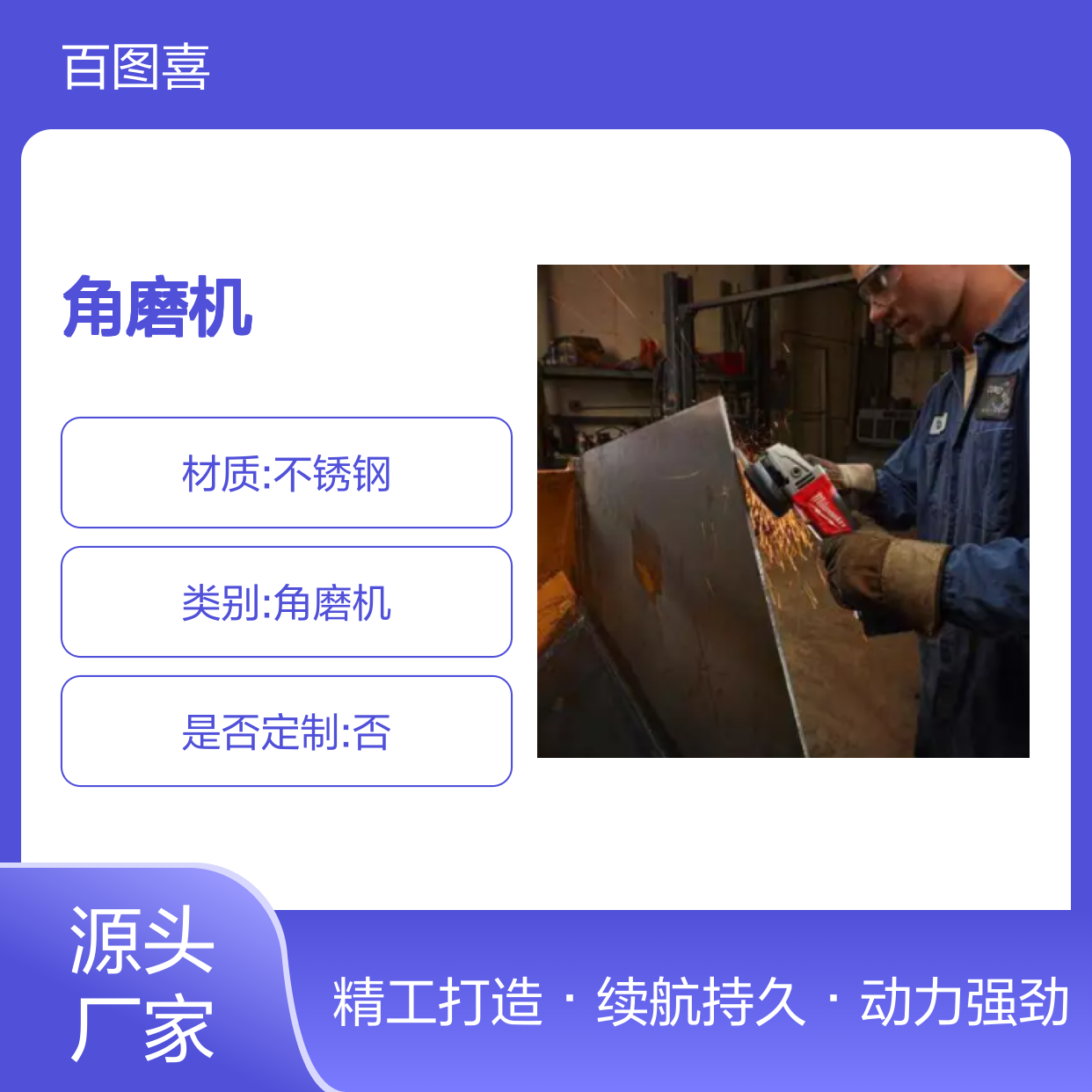 Milwaukee美沃奇 角磨机 M18CAG125XPD-502C无刷重型
