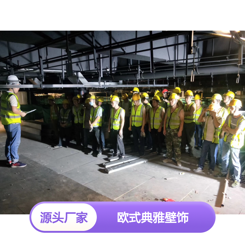 香槟色干挂式欧式典雅铝板天花 定制吊顶 商业空间优选装饰