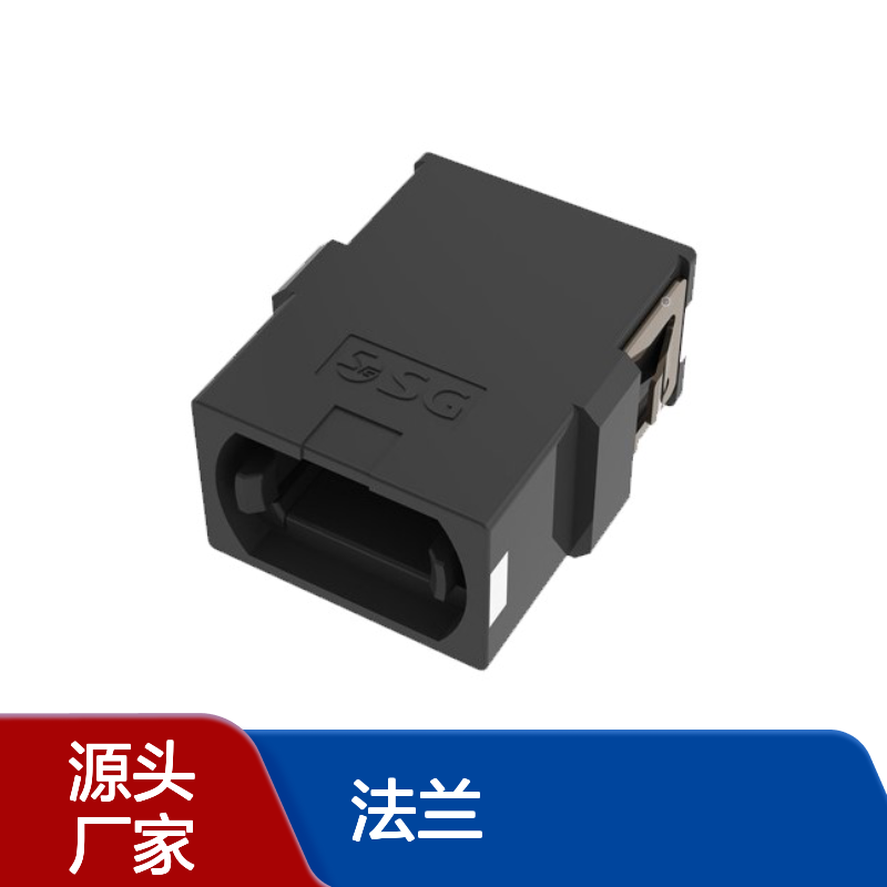 精工技研 SMPO-1A2系列 短法兰（黑色）MPO光纤法兰盘 适配器 耦合器