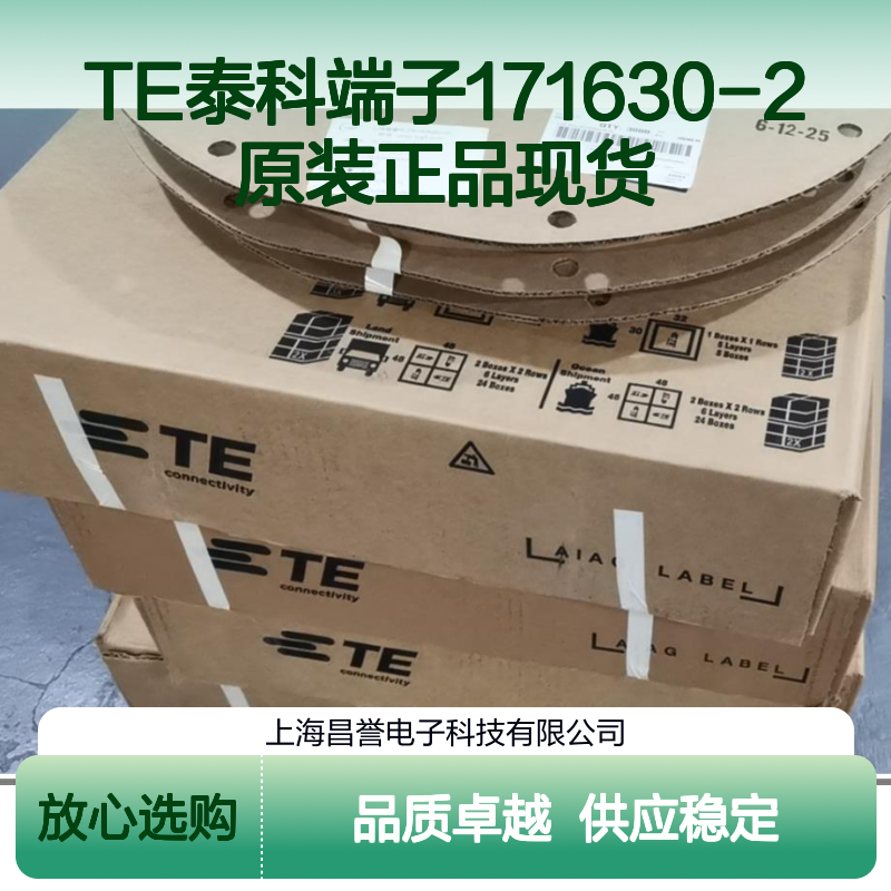 TE泰科端子171630-2 原装正品现货 高效连接电子元器件