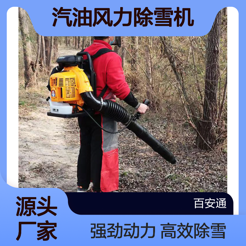 立安雅马哈动力吹雪机 背负式吹风机 汽油风力除雪机