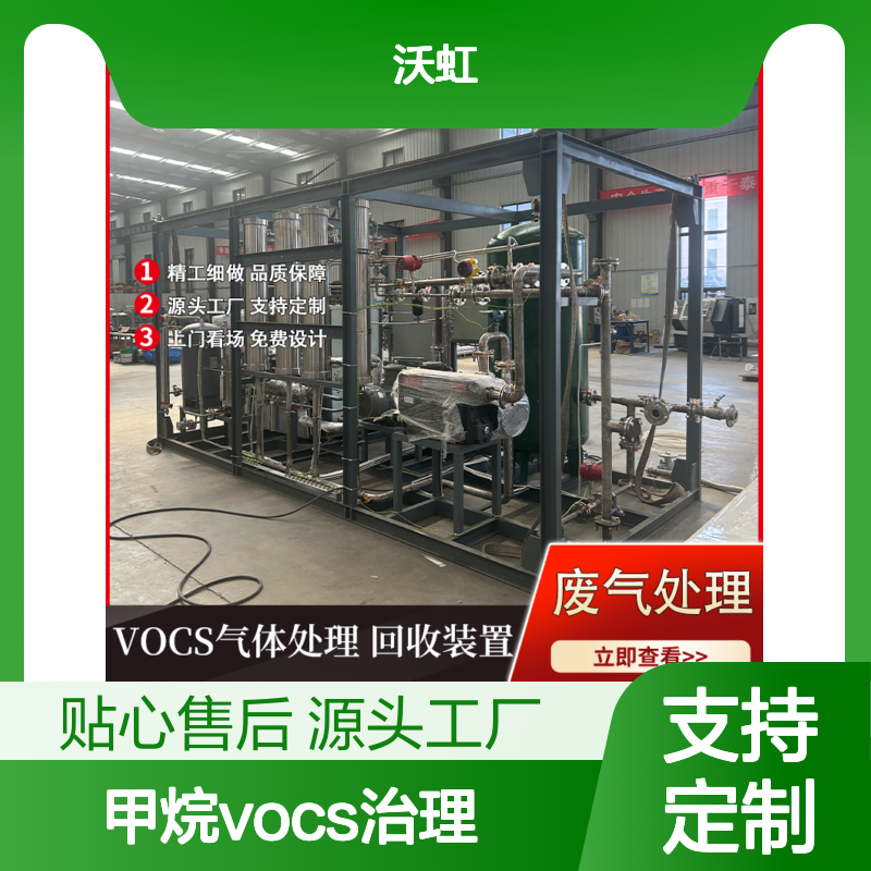 甲烷VOCs治理成套设备活性炭吸附+膜富集在线监测联动系统