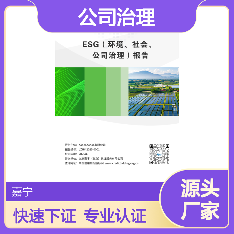 ESG（环境、社会、公司治理）报告 全国可下证 下证快速