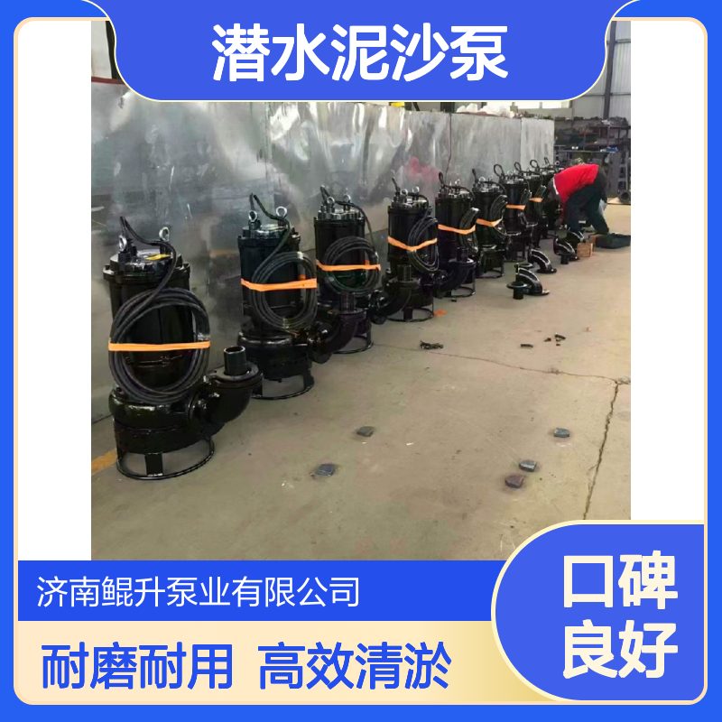 河道清淤潜水泥沙泵 沉降池用绞吸渣浆泵 耐磨材质 源头厂家