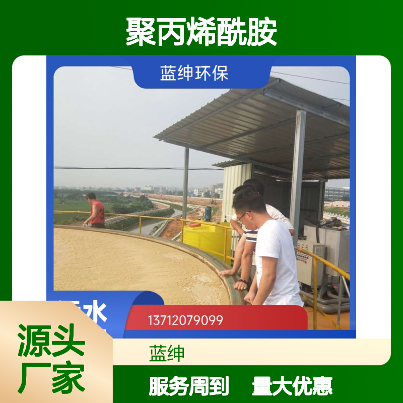蓝绅环保聚丙烯酰胺 高效捕捉重金属 自研自销